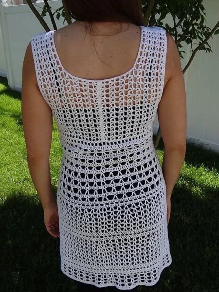 Dress crochet pattern, women dress crochet, summer dress crochet pattern