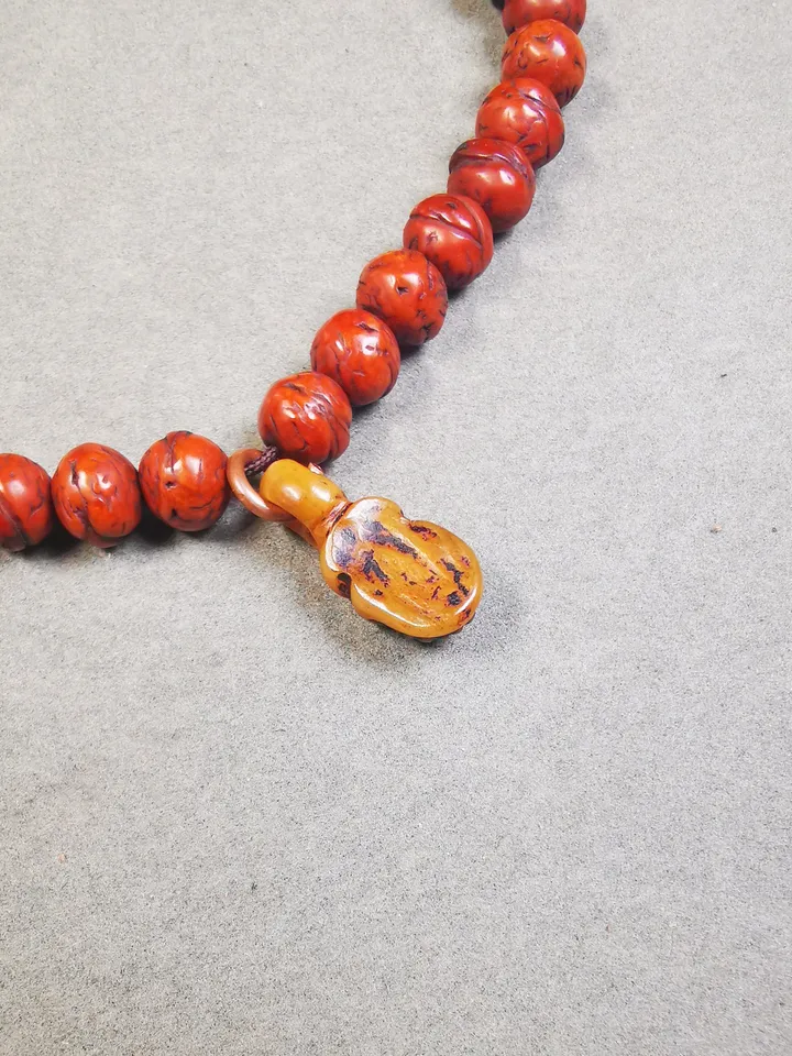 Yak Bone Carved Skull Bead Clipe Pendant for Mala,Prayer Beads Accessories,Gandhanra Tibetan Amulet