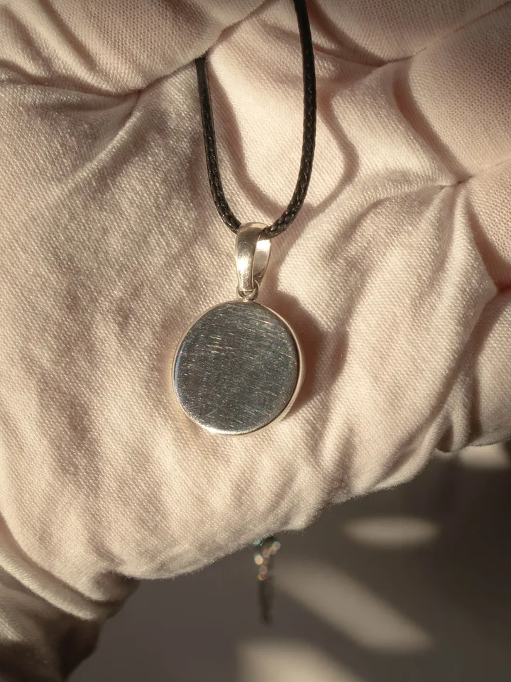 Handmade silver jewelry, Pendant "Lover Eye", Handmade jewelry charm