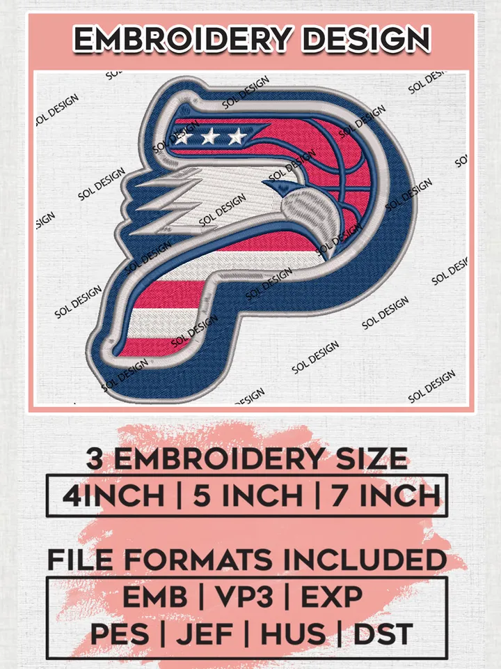 NBA Fayetteville Patriots Basketball Team Mascot Logo Wordmark Embroidery Designs, NBA G League Team Embroidery Files, Basketball Machine Embroidery Designs, NBA Fayetteville Patriots Team Logo, Sport Machine Embroidery Design, Digital Download