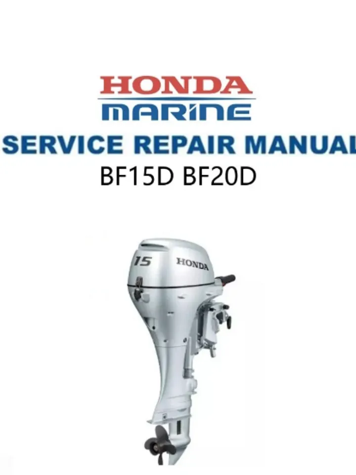 Honda BF15D BF20D Service Manual