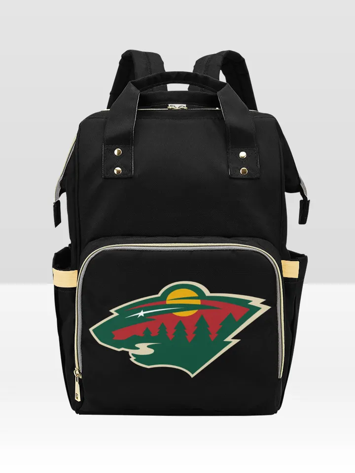 Minnesota Wild Diaper Bag Backpack