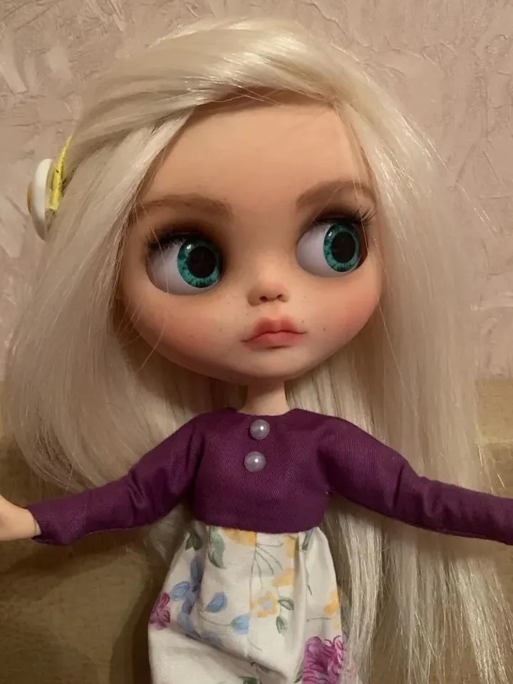 Blythe Doll Custom OOAK TBL Long Hair Princess Doll Gift for Girl Collectible Doll
