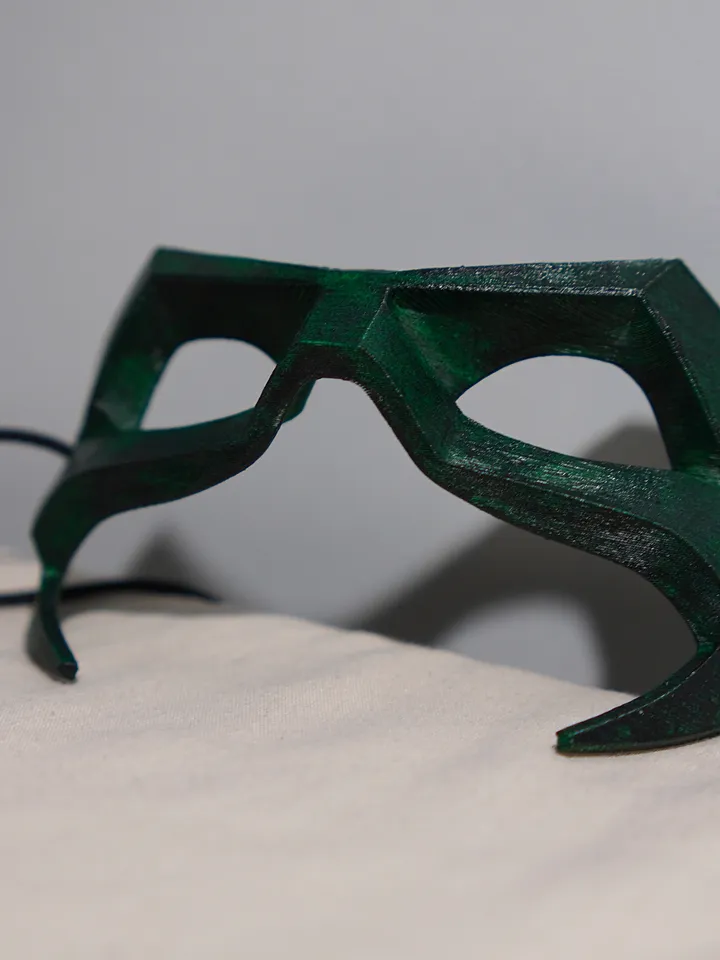 ROBIN 7 Green Mask from Batman Robin 7 Batman mask