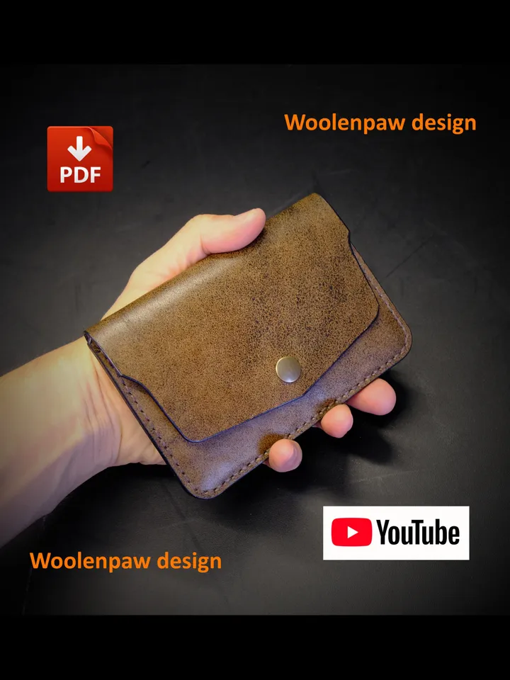 Passport holder - leather pattern.PW10