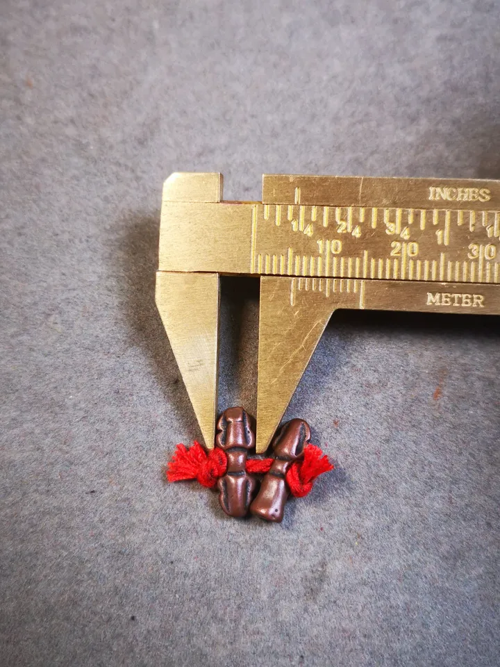Gandhanra Handmade Tibetan Amulet Pendant,Mini Vajra and Dorje Bell, Mala Marker Bead ,Prayer Bead Accessories