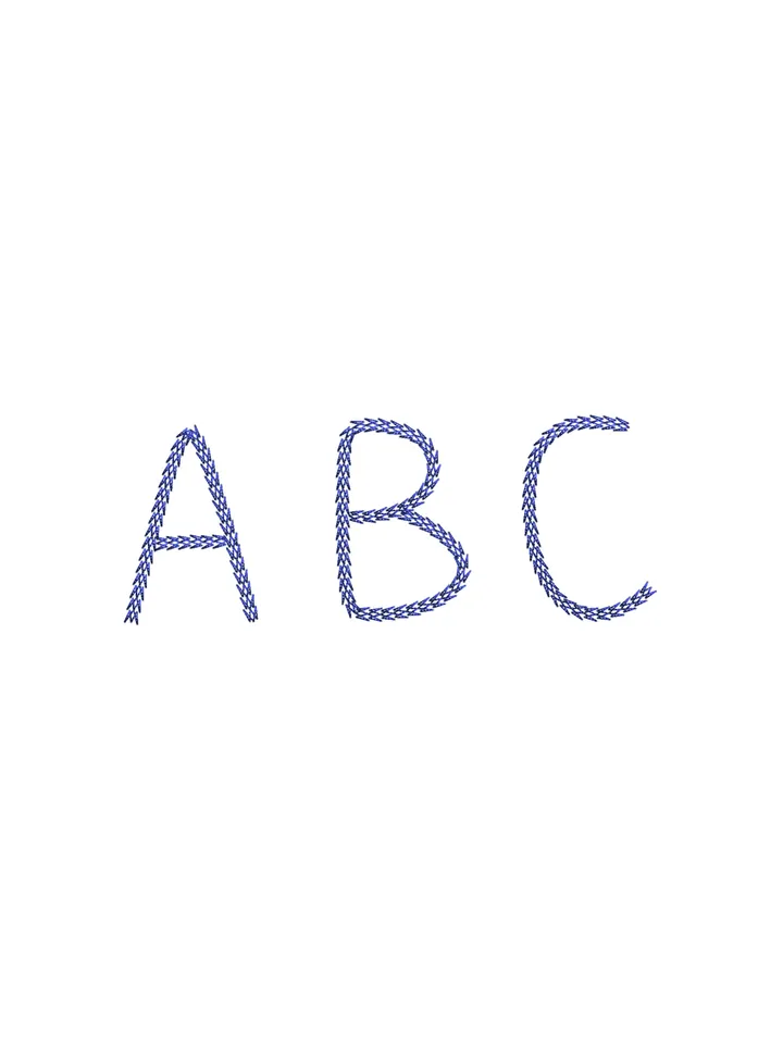 Font machine embroidery design,Script embroidery font,2 sizes Instant Download-29