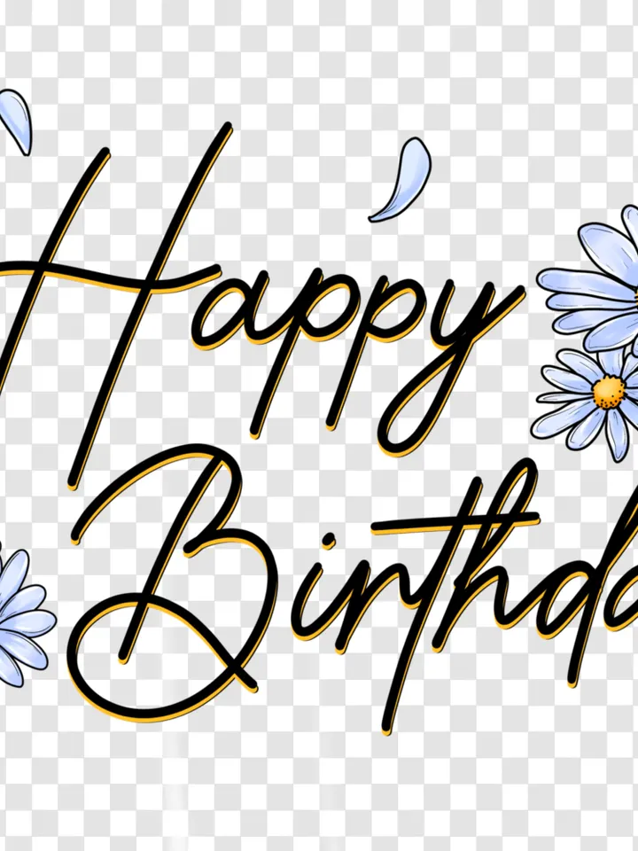 Happy birthday sublimation design PNG clipart birthday day