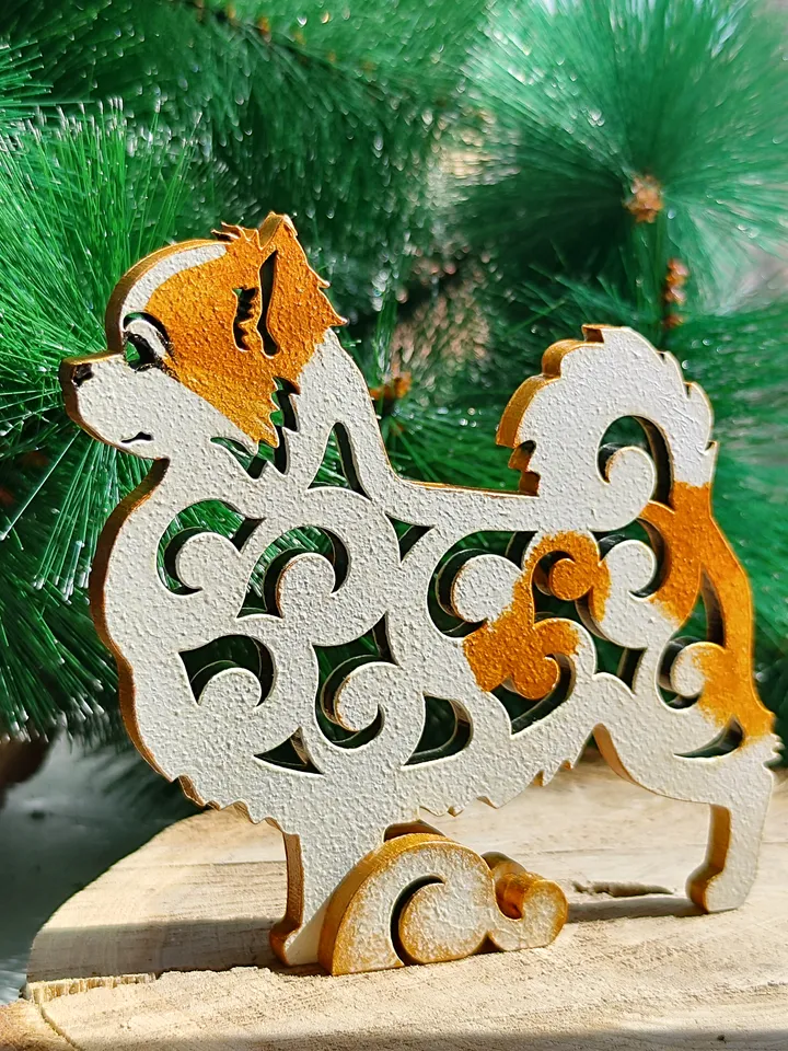 Figurine Chihuahua longhaired
