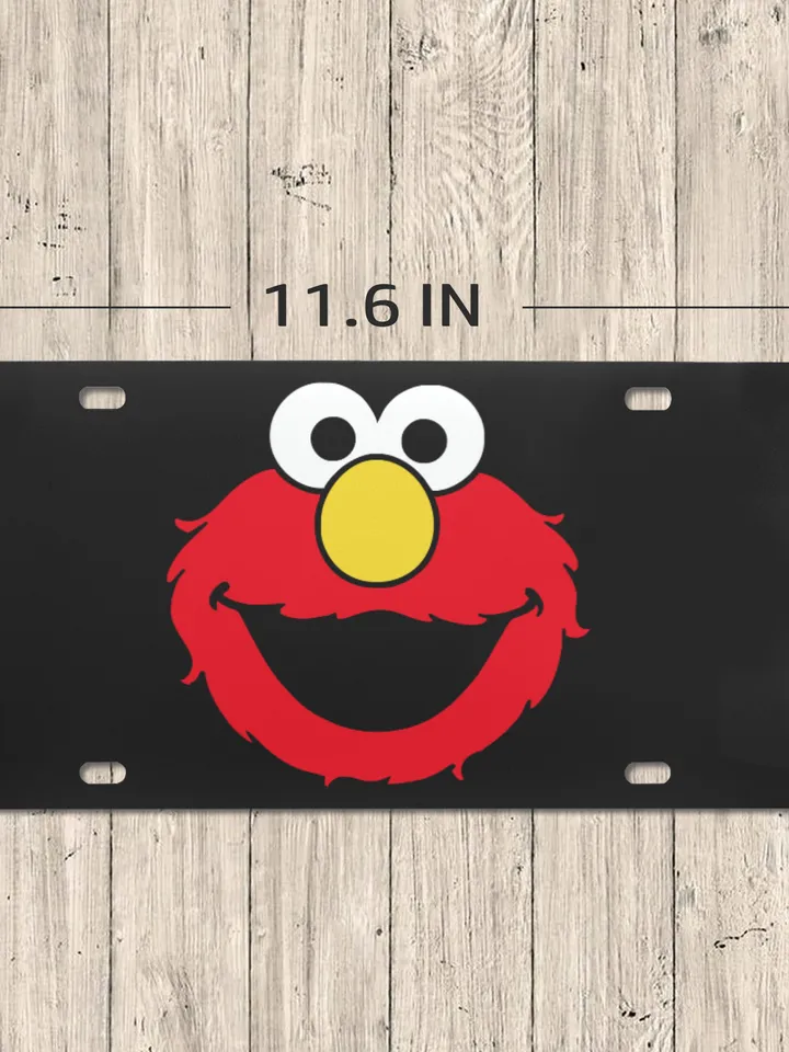 Elmo License Plate