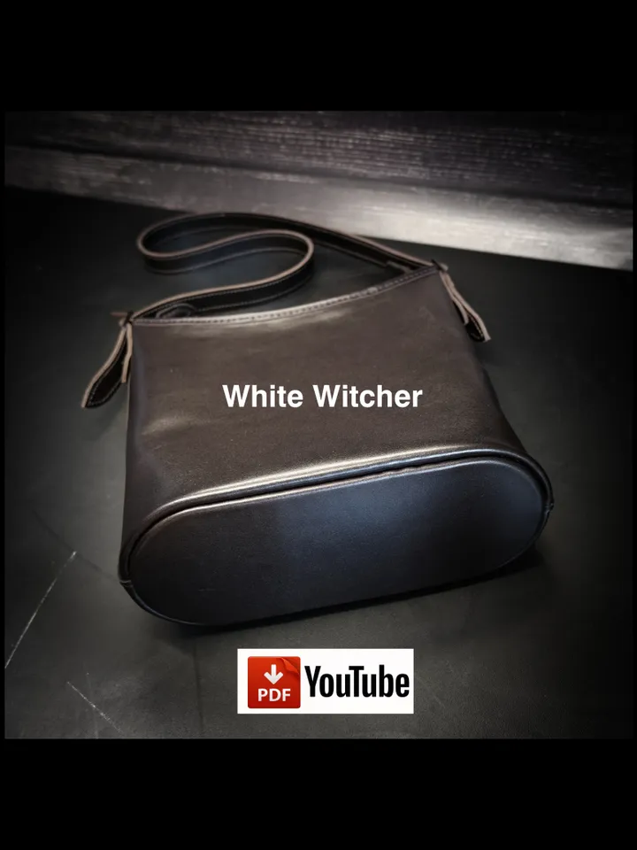 Leather pattern to make a Women's crossbody bag - NIKA. BG33