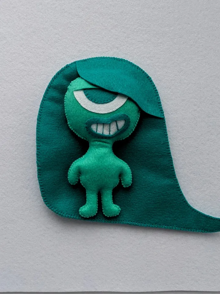 Endless alphabet Monsters Felt toys, Endless Numbers - Yoshi Monster