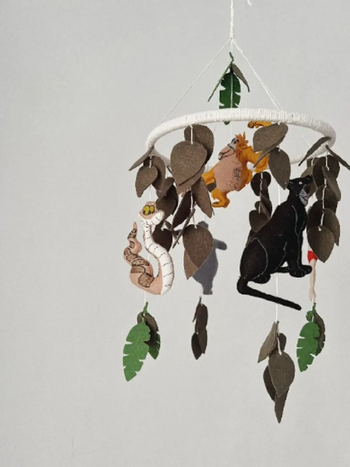 Baby mobile Disney the Jungle Book nursery mobile Mowgli