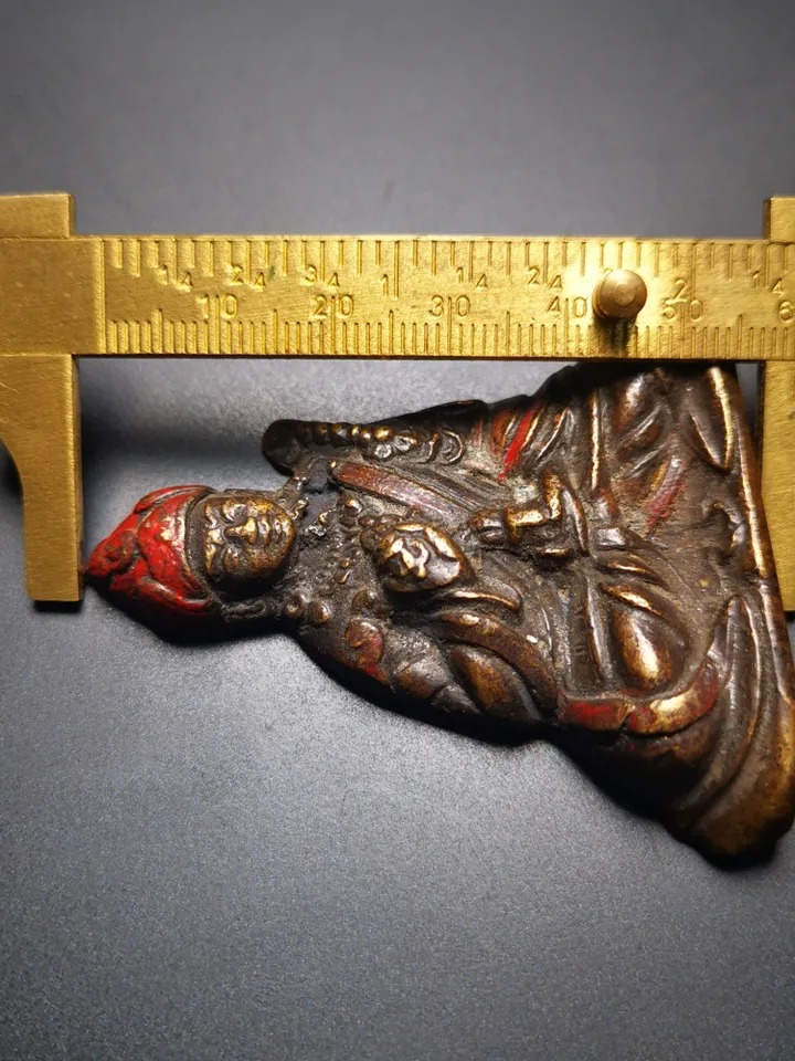 Acient Guru Rinpoche Statue,Nyingma Terma Lineage Padmasambhava,Gandhanra Old Tibetan Buddhist Statue,19th