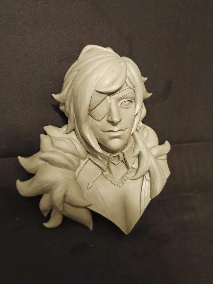 Magnet of Kaeya Alberich from "Genshin Impact" (Unpainted)