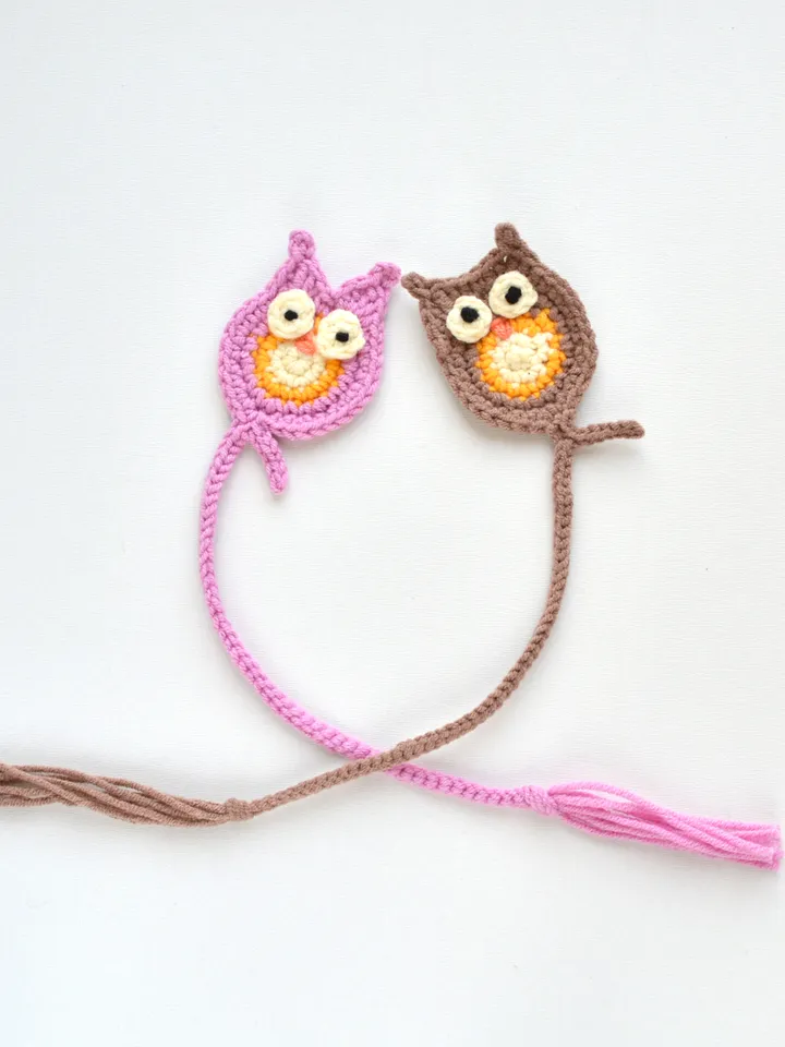 Owl Bookmark Pattern with tassel.