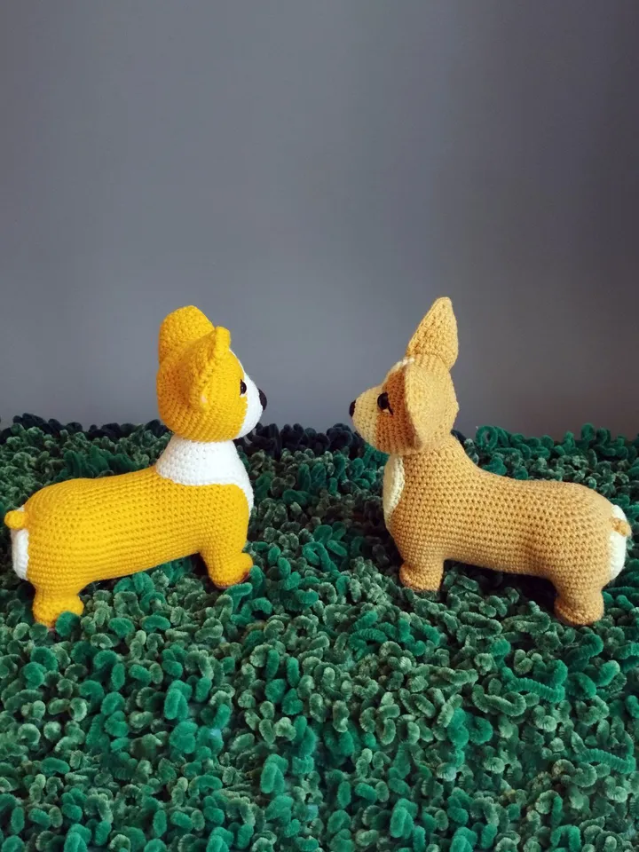 Adorable Corgi Dog Crochet Pattern – Step-by-Step Amigurumi Tutorial