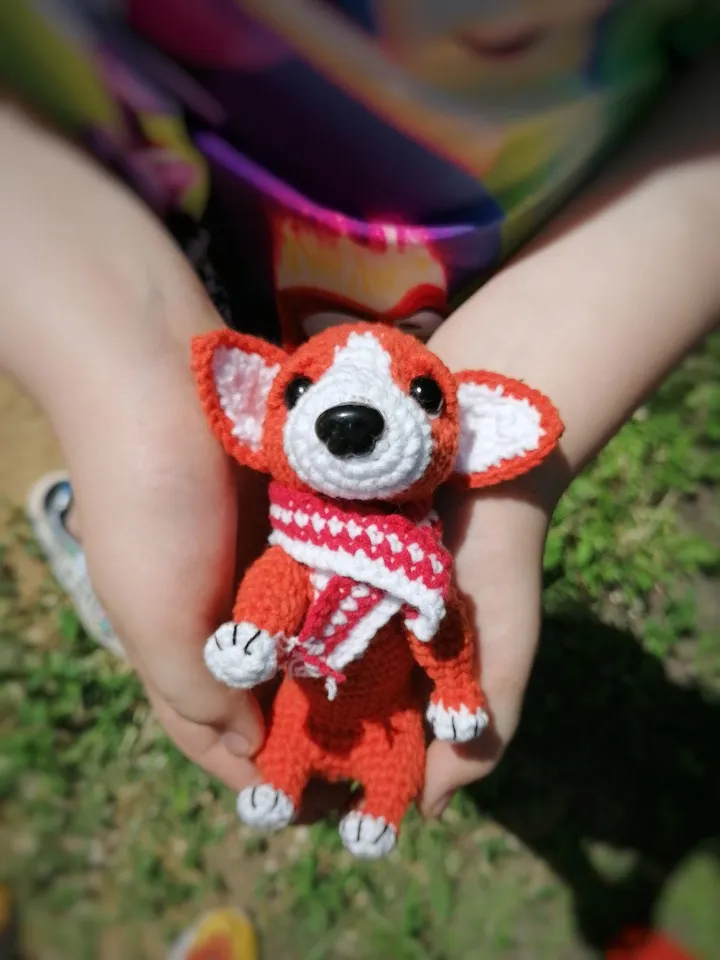 PDF Welsh Corgi Crochet pattern, Crochet Animal Pattern, Crochet Puppy, Amigurumi baby toy, Crochet Cute Dog Amigurumi, Crochet Cute Funny