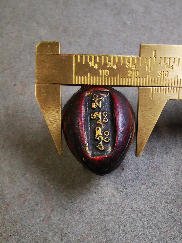 Gandhanra Old Tibetan Niang La Tsa Tsa Statue,Stupa Amulet,Pagoda Pendant,Small Size 48mm,50 Years Old