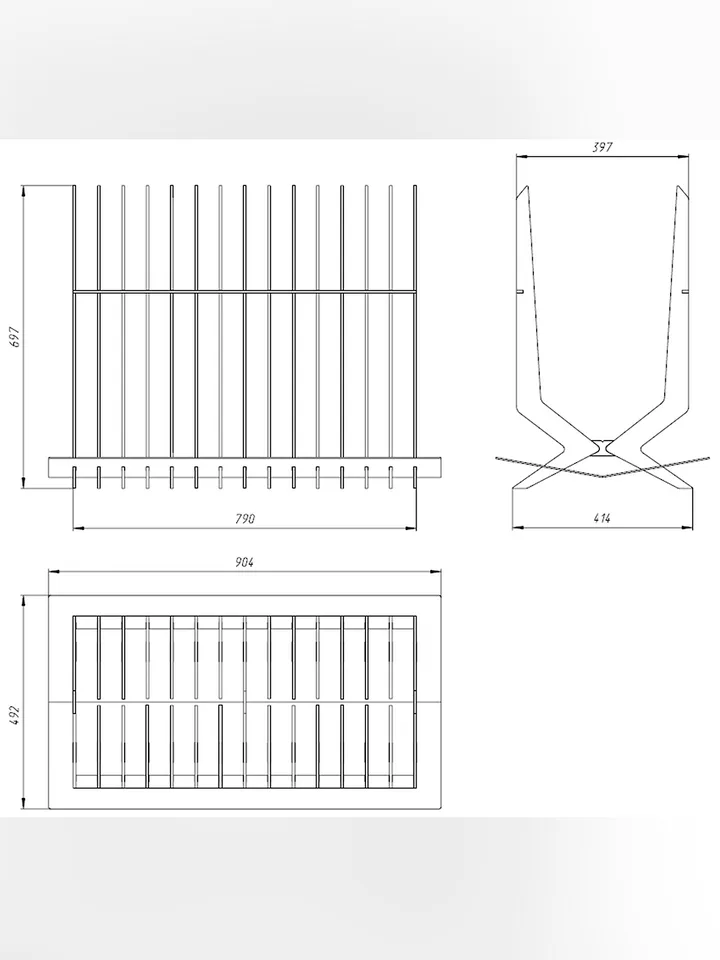 Welding Project Plans Drawings Fire Pit 5 (DXF, PDF)