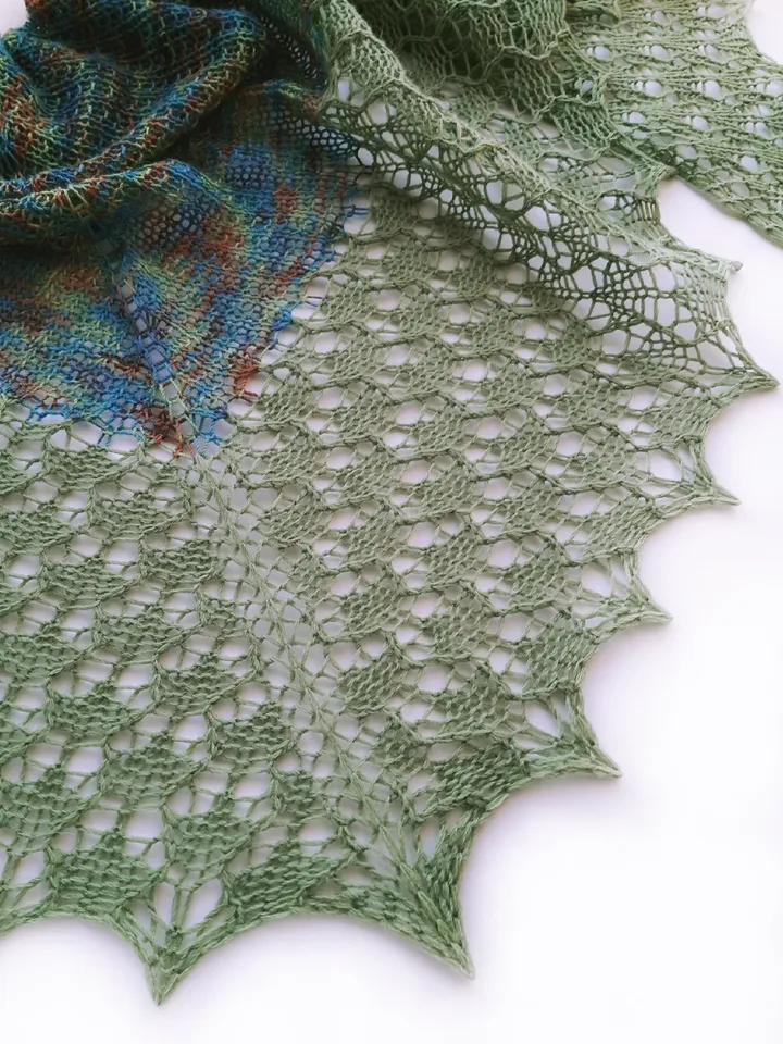 Visit Shawl Knitting Pattern PDF