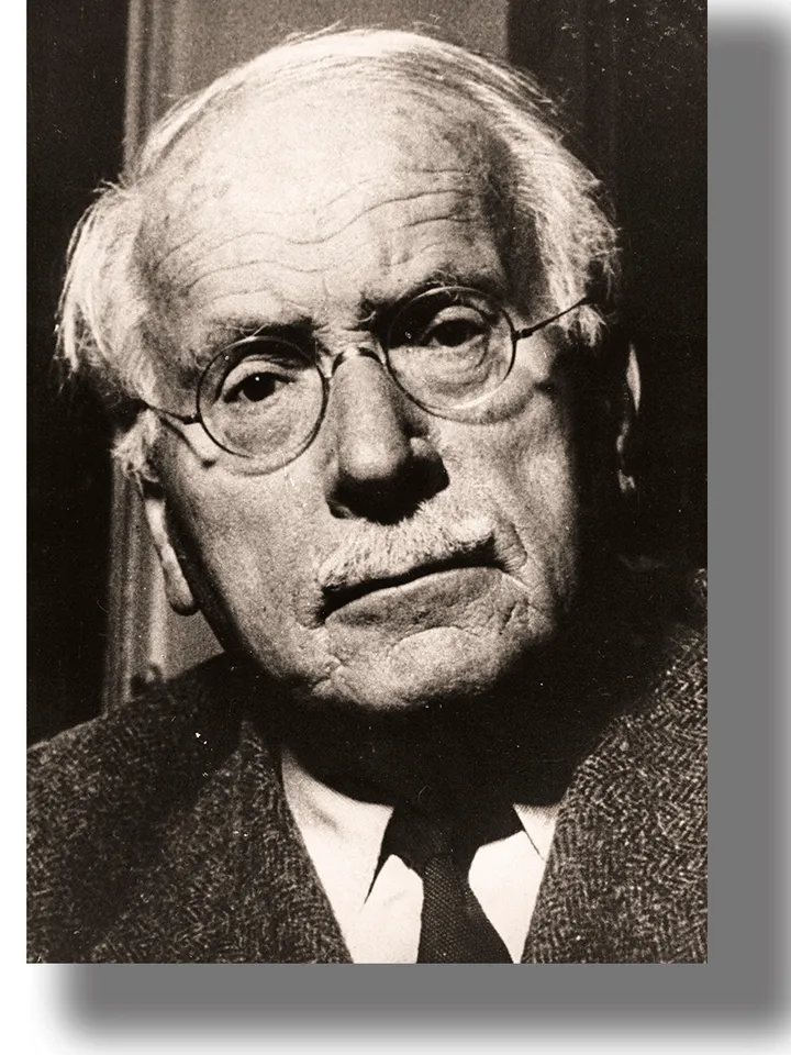 Carl Gustav Jung portrait.