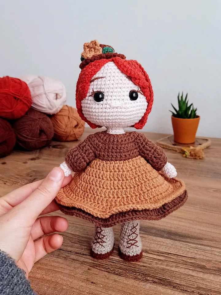 Handmade Crochet Doll, Customizable Amigurumi Stuffed Toy, Personalized Plush Doll, Unique Gift for Kids