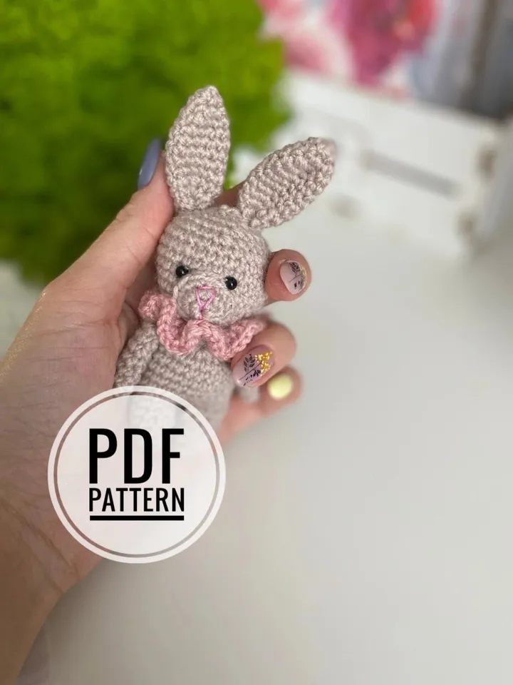 Crochet doll in bunny