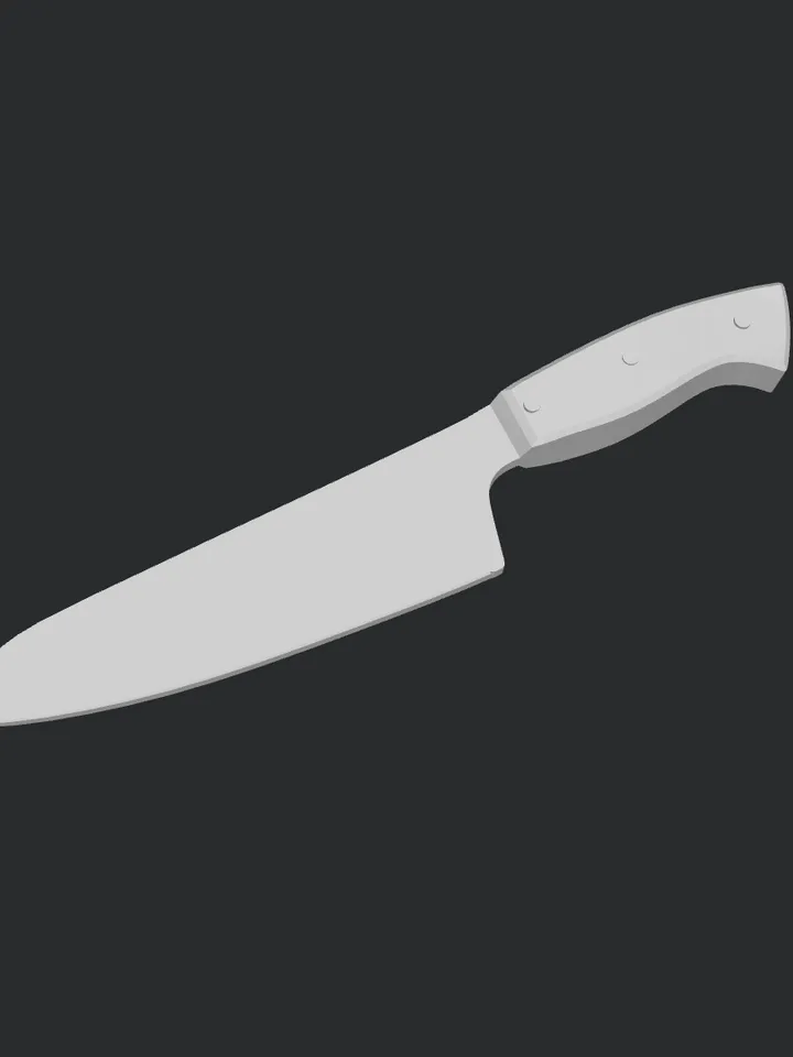 3D MODEL Miniature big knife model ready to print