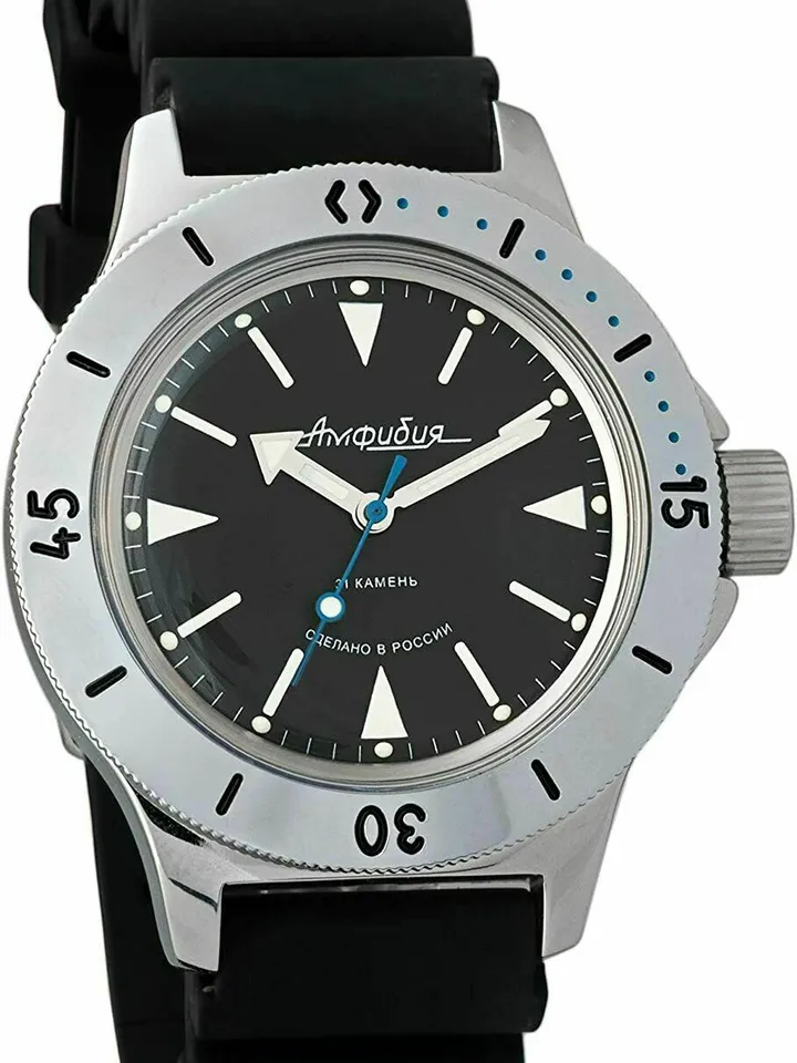 Watch VOSTOK AMPHIBIA Water Proof 200m SCUBA 120512 Mechanical-Auto ORIGINAL