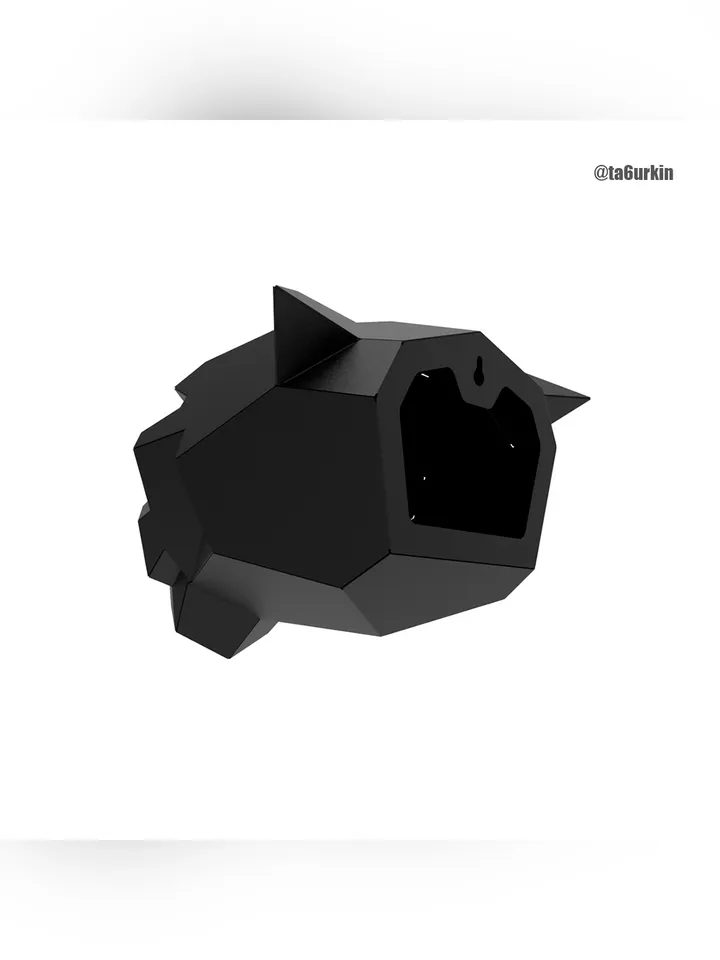 Welding Project Plans Drawings Panther Head (DXF, PDF)