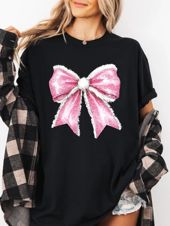 Pink Coquette Christmas png, Coquette Bow Png, Christmas sublimation, Trending png, Retro Holidays png, Holiday vibes png, Pink Christmas
