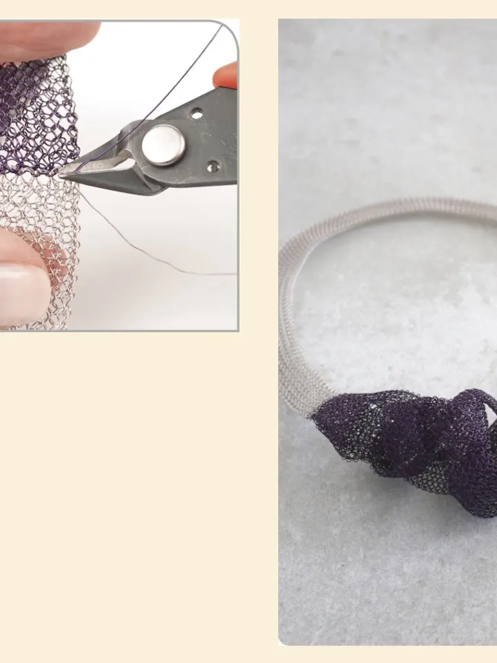New Wire Crochet Jewelry: 17 Elegant Invisible Bobbin Crochet Designs