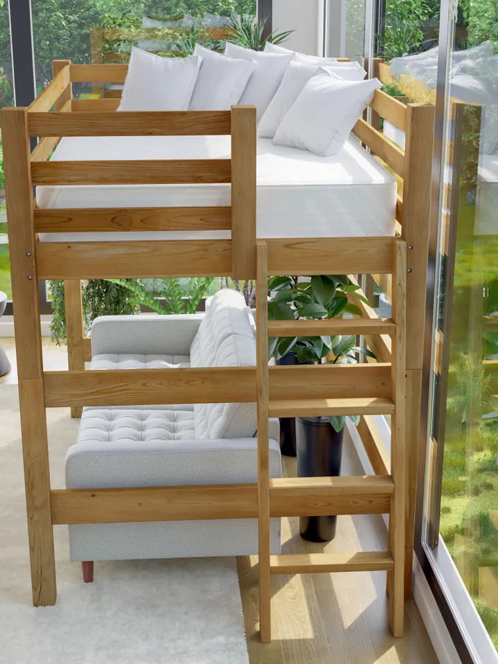 DIY PDF Loft Bed Plans - Full Size Loft Bed Frame Tutorial & Easy Build Guide