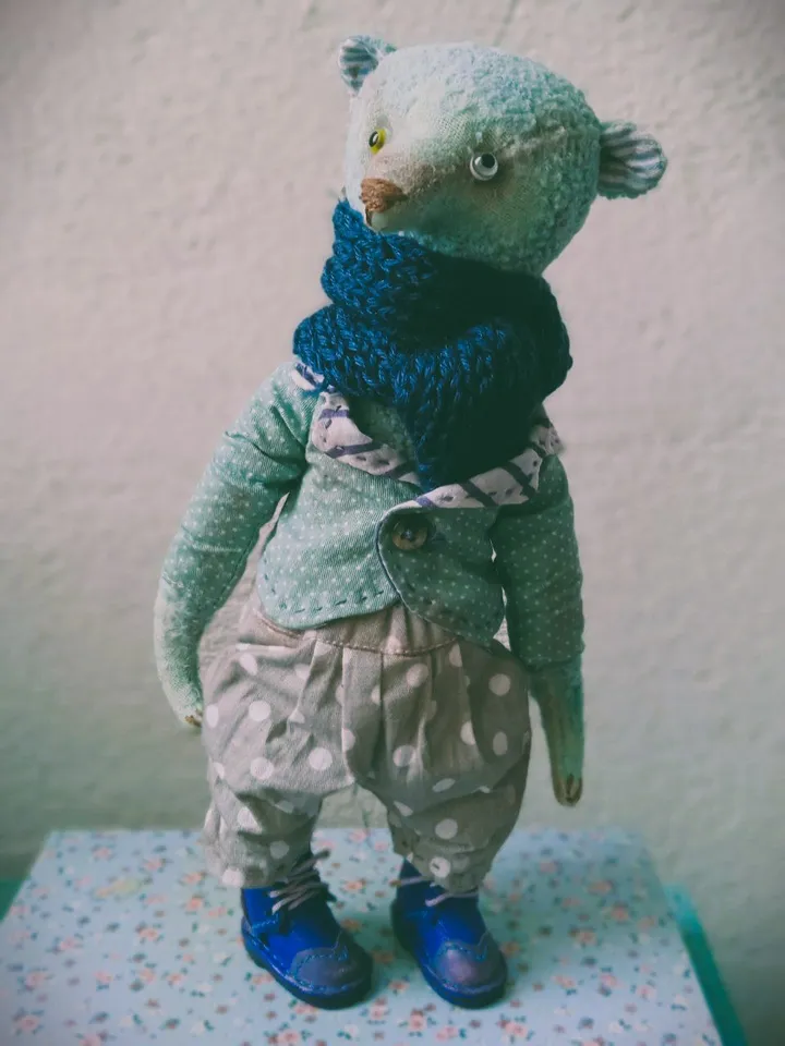 Mint teddy bear