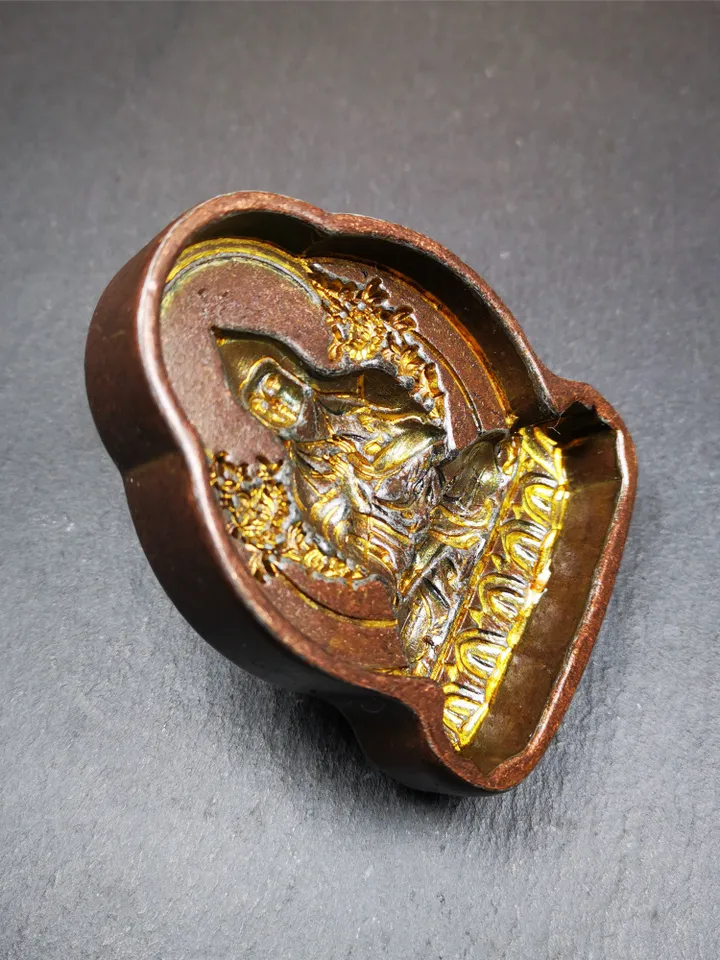 Gandhanra Tibetan Buddha Statue Tsa Tsa Mold,Je Tsongkhapa,Copper Mould For Making Clay Buddha Statue,Tsha Tsha