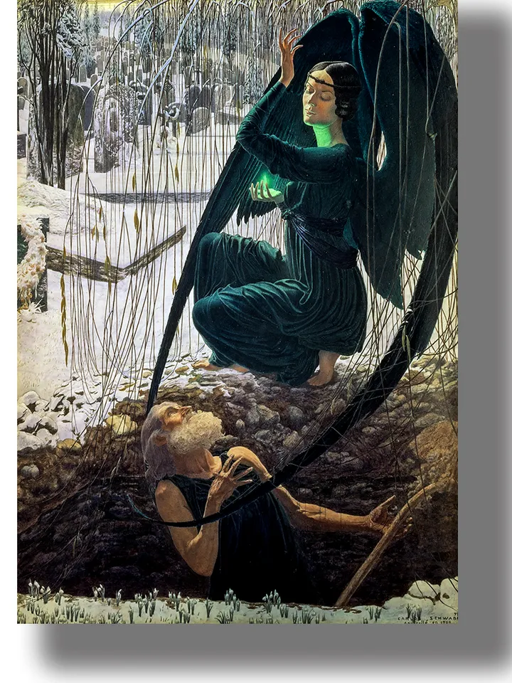 The death of the gravedigger.