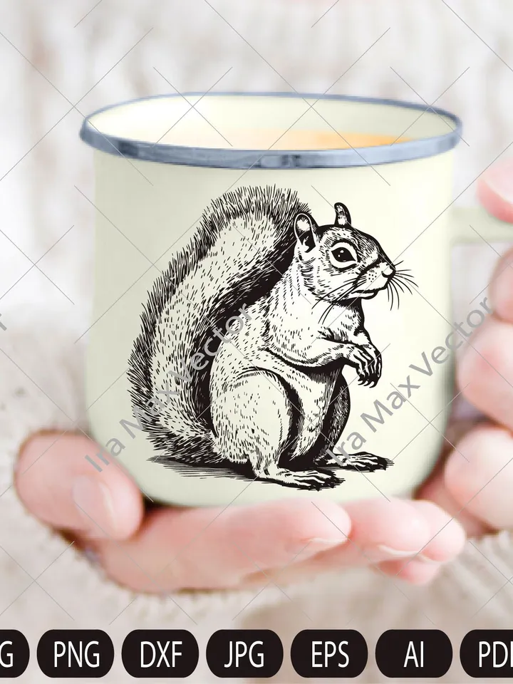 Squirrel SVG, Squirrel shirt, Squirrel png,Squirrel vector, Squirrel cricut,Squirrel poster, Squirrel download