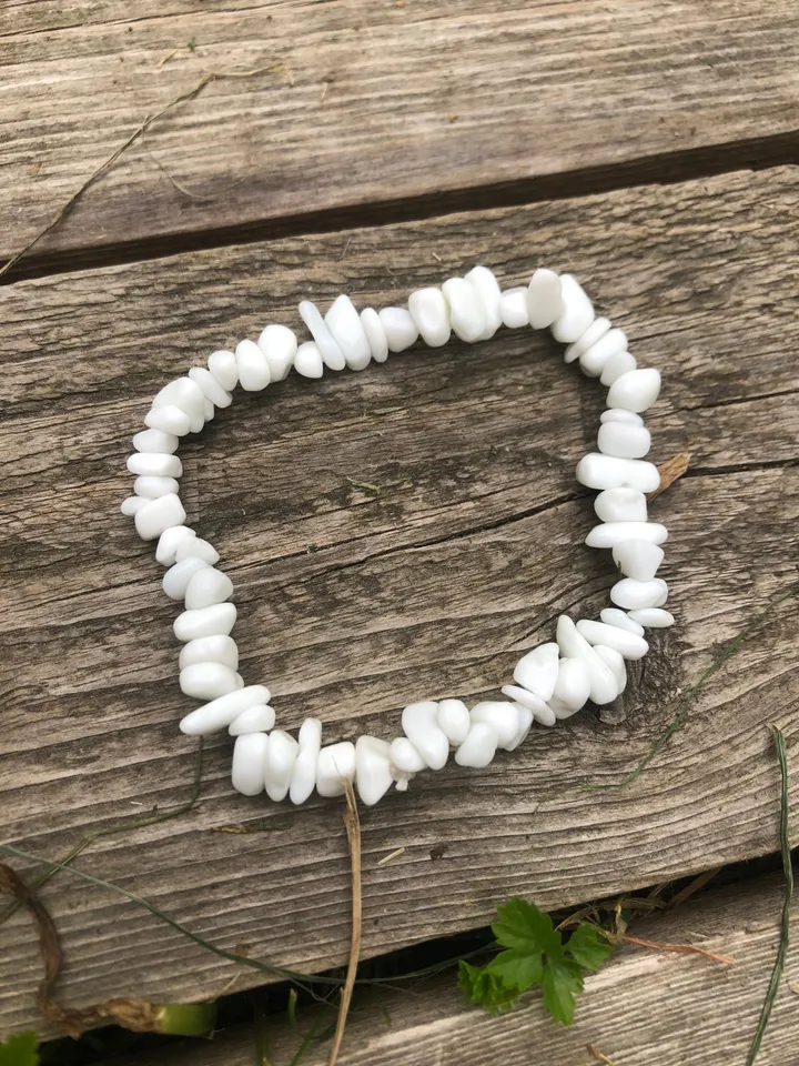 Genuine Jade Bracelet | White Gemstone Bracelet | Handmade Braclet Women | Bali Jewerly | Natural Stone Accesoiries | Handmade Jewerly Bali