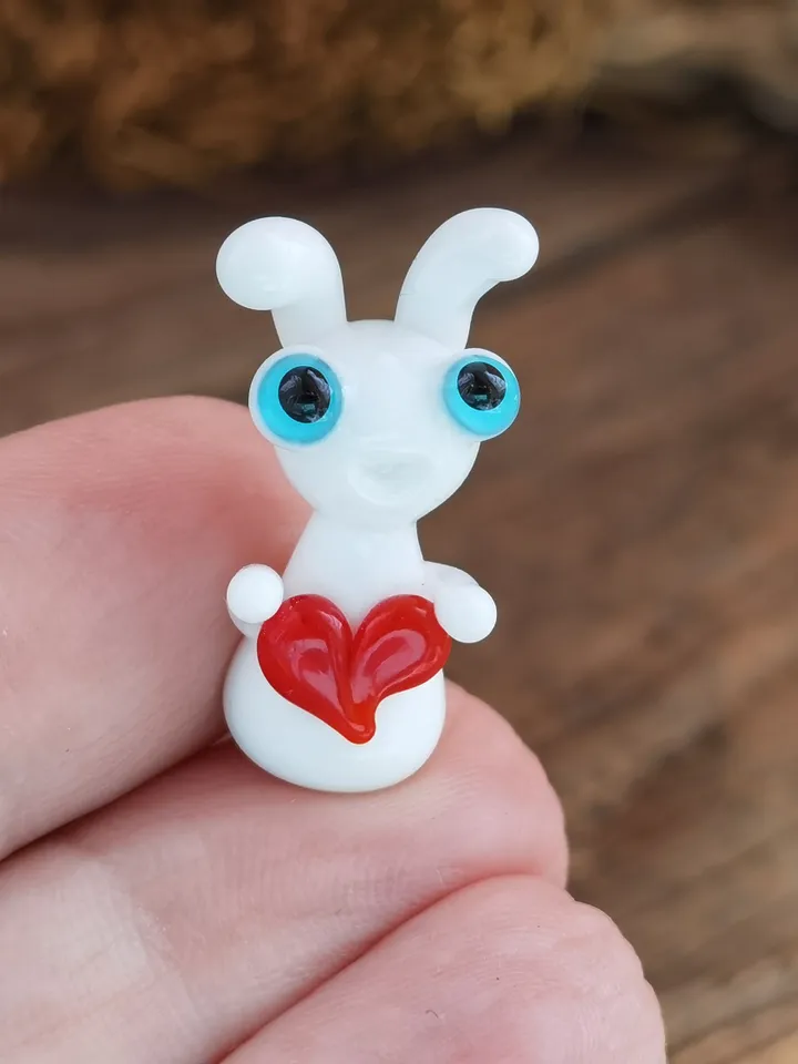 WHITE RABBIT FIGURINE Easter figurines Bunny ornament Easter Bunny decor Rabbit lover gift Rabbit statue Miniature dollhouse easter gifts