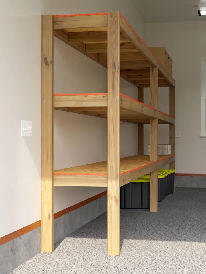 2x8 Garage Shelves Plans, PDF, DIY