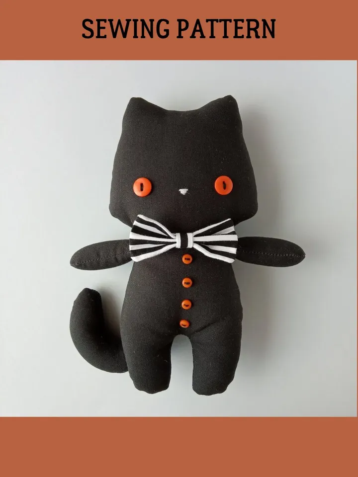 Halloween Cat Sewing Pattern