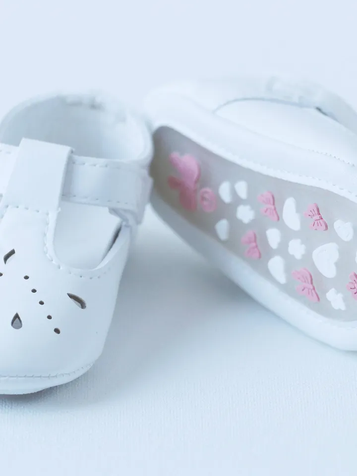Baby Girl Baptism Shoes, Christening footwear Flower girl shoes cute white summer outfit