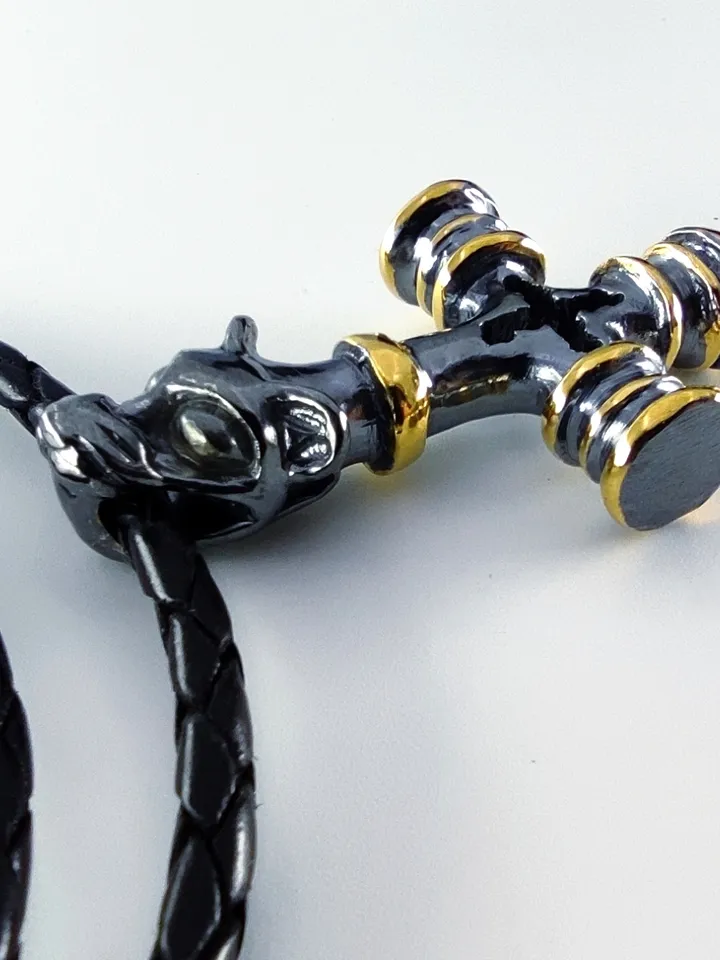 Pendant - Wolf's Cross - Thor's Hammer
