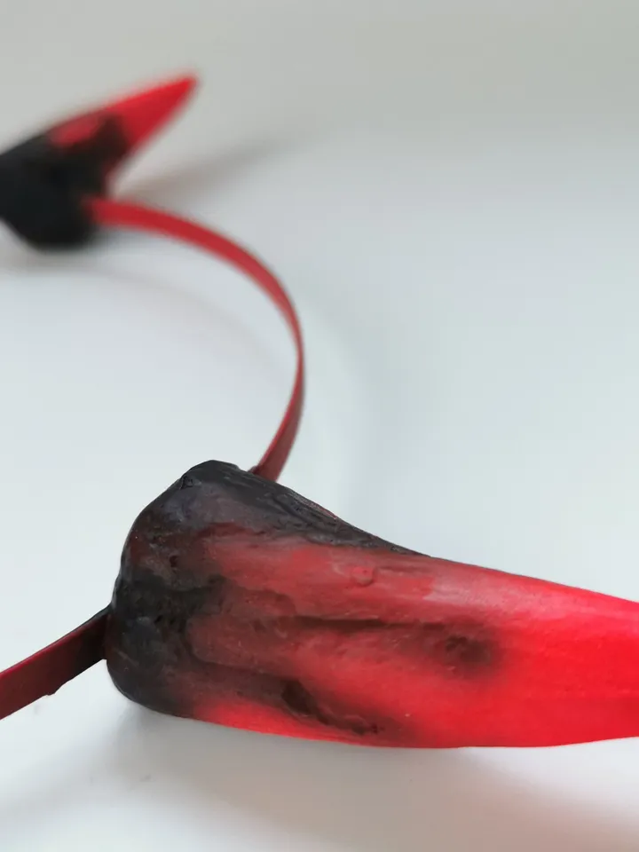 Pack of 3 Small Devil Horns, Halloween Devil Horns Headband, Glow in the Dark Accessories, Red Horns, Cosplay Horns, Three Pairs of Horns