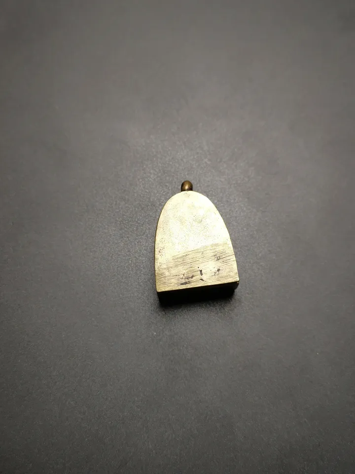 Gandhanra Antique Handmade Gau Ghau Shrine, Mini Tibetan Buddhist Altar Amulet Pendant,Made of Red Brass