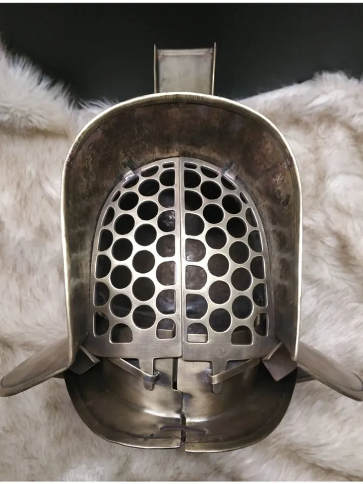 Gladiator Helmet - brass helmet - Pompeian Helmet - Hercules Helmet forged helm