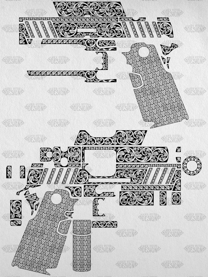 VECTOR DESIGN Springfield Armory 1911 DS Prodigy AOS 4.25 in Scrollwork