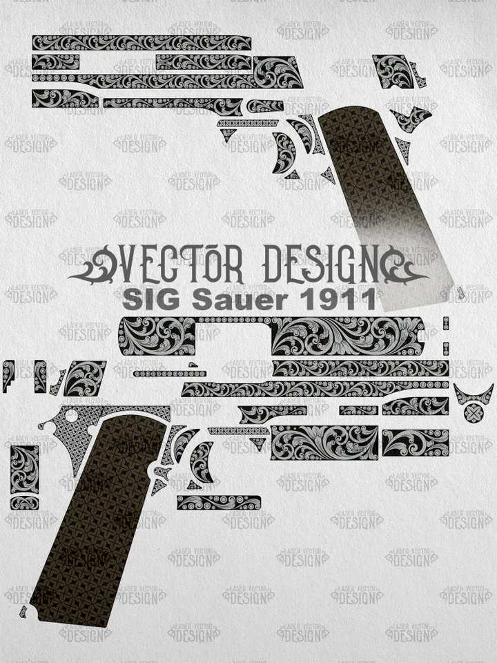 VECTOR DESIGN SIG Sauer 1911 Scrollwork