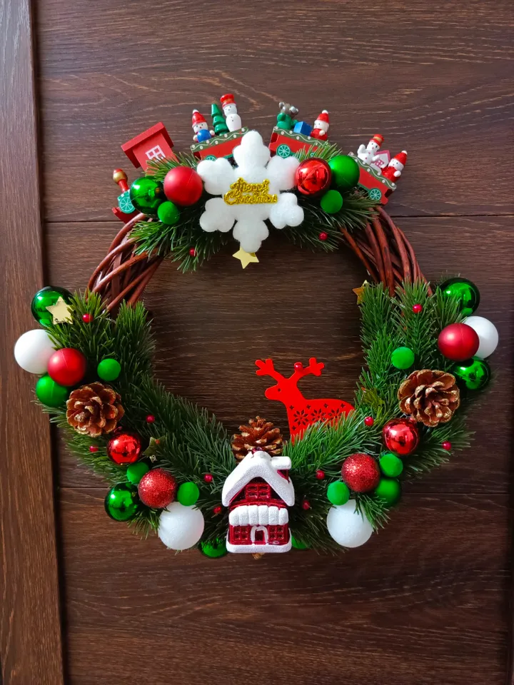 Handmade Christmas wreath
